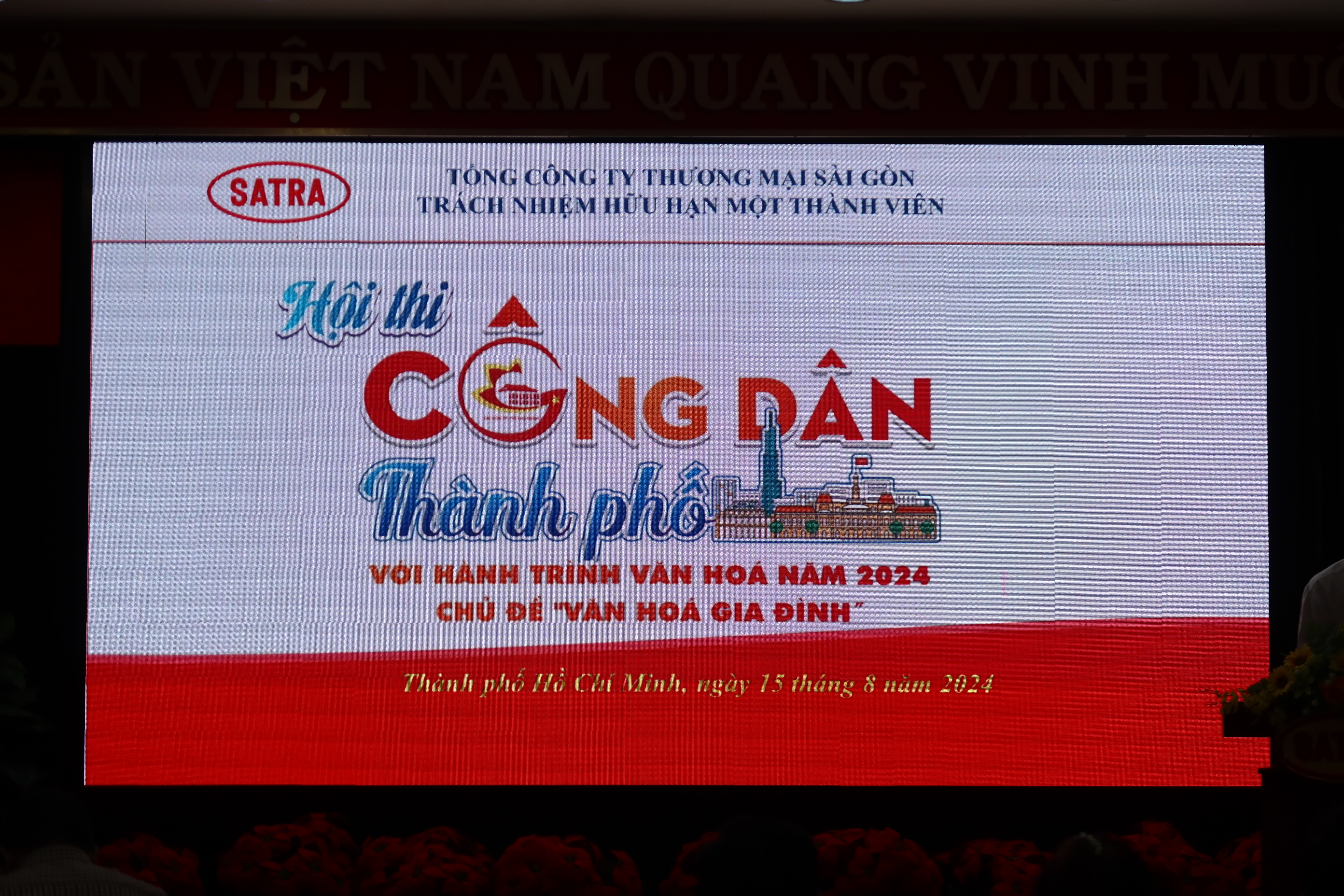 Satra Củ chi tham gia " Hội thi công dân thành phố với hành trình văn hóa năm 2024"