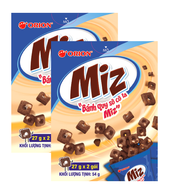 Bánh quy sô cô la Miz hộp 54gr