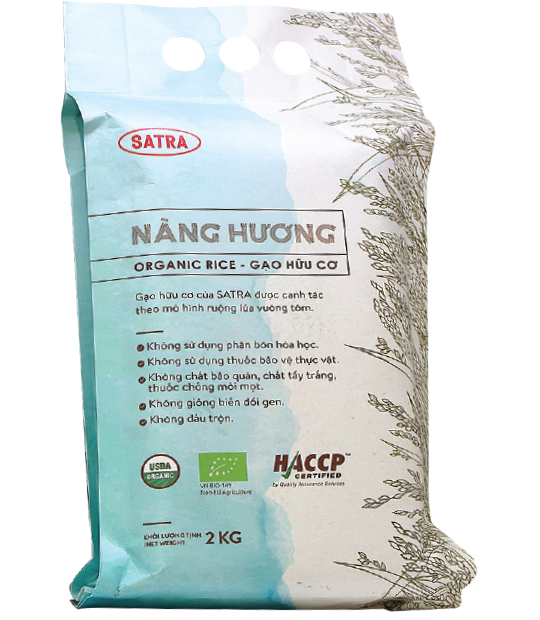 Gạo hữu cơ Nàng Hương 2kg