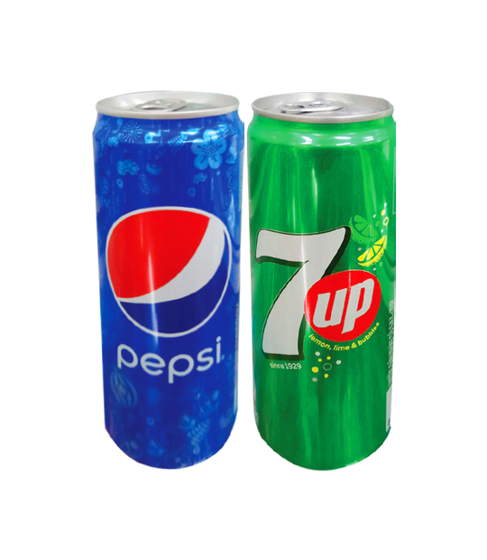 Nước ngọt Pepsi Cola/ 7Up Sleek lon cao 330ml
